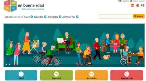 Acceso a la plataforma 'En buena salud' de promoción del envejecimiento activo.