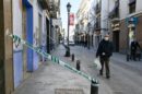 Una calle de Santa Fe tras los efectos de los terremotos.