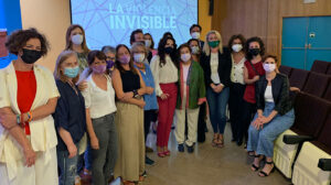 La consejera de Igualdad, tras la presentación del documental en la Universidad de Cádiz.