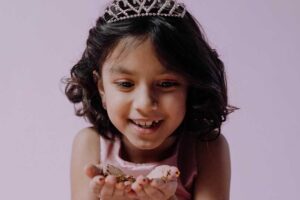 Una niña de etnia gitana.